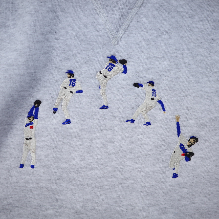 TAMANIWA "USA BASEBALL" sweatshirt with brushed lining