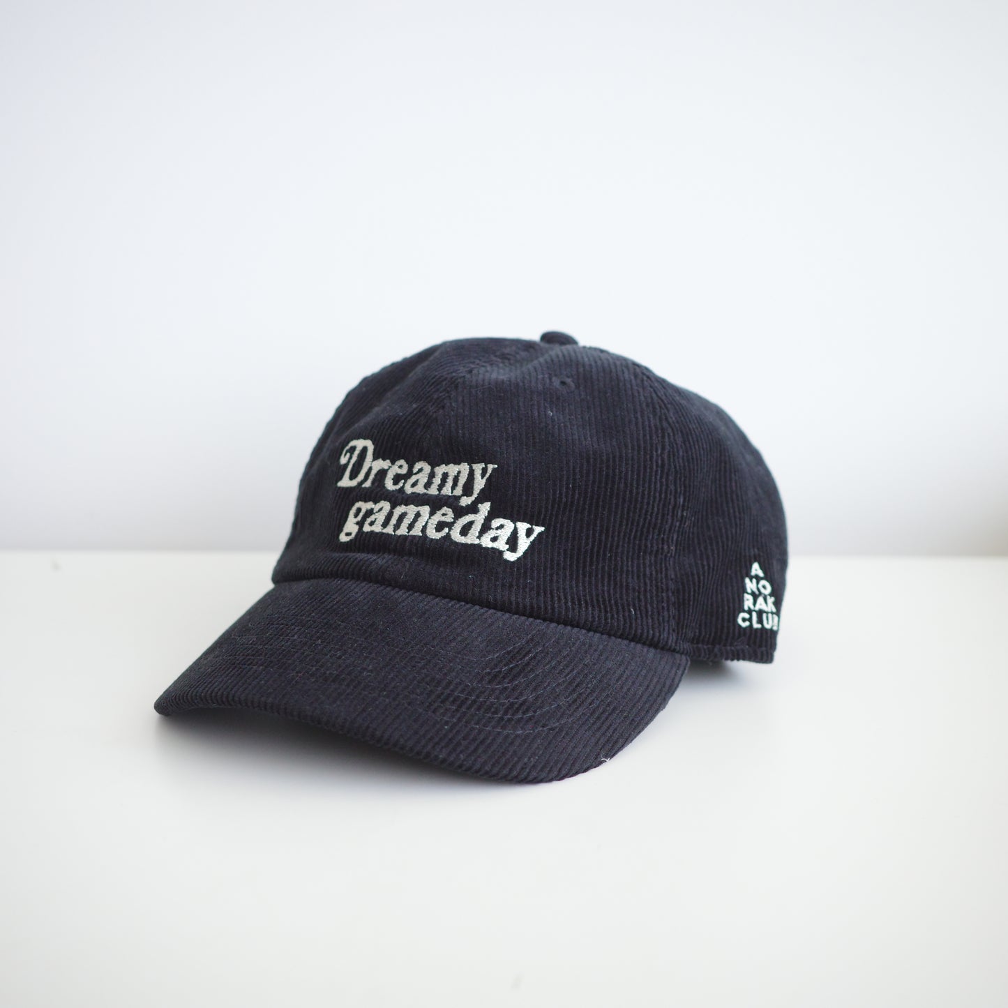 ANORAK CLUB "Dreamy gameday" coduroy CAP アノラッククラブ