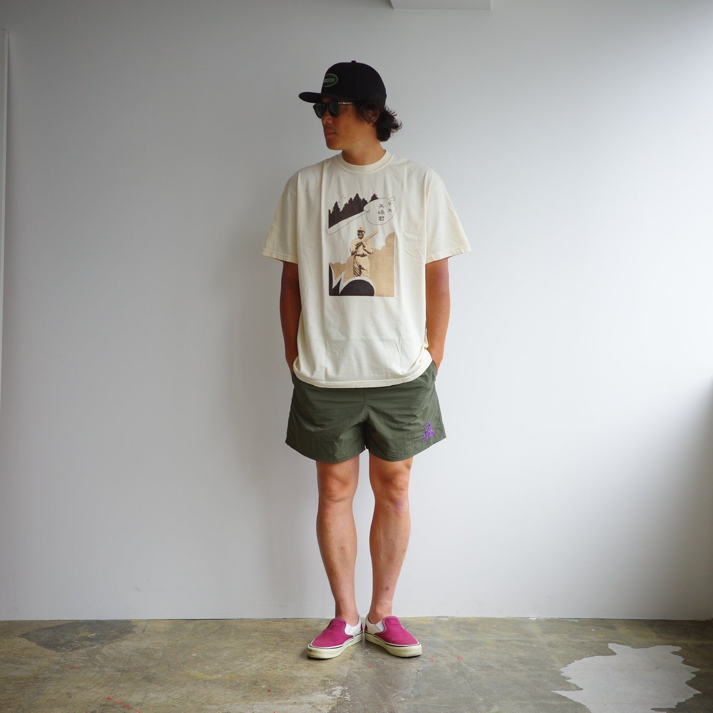 TAMANIWA "USA BASEBALL" NYLON SHORTS Shorts