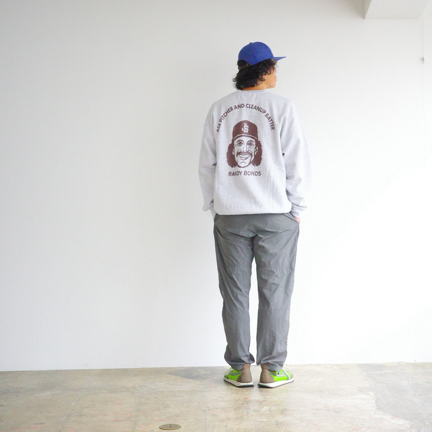 JHANKSON ジャンクソン " RANDY BONDS " crew neck sweat  裏起毛 スウェット