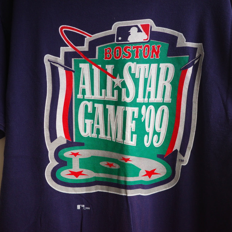 【used】MLB 99' BOSTON ALL STAR GAME tee   BASEBALL 野球