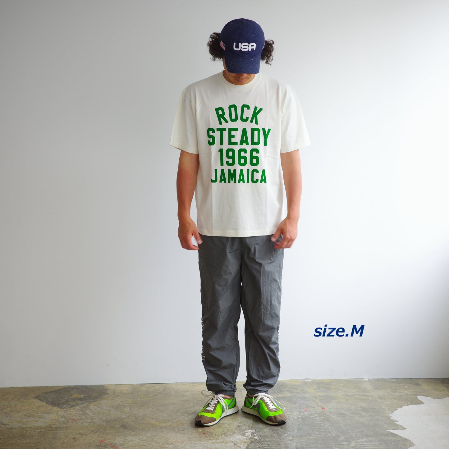 ANORAK CLUB  -LET'S STOP DREAMING-  NYLON TRACK PANTS  アノラッククラブ