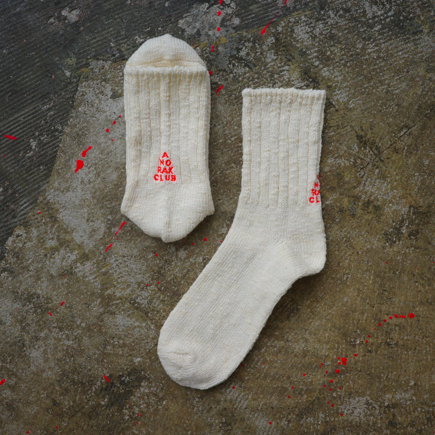 A HOPE HEMP × ANORAK CLUB  organic cotton / HEMP SOCKS ソックス アホープヘンプ アノラッククラブ