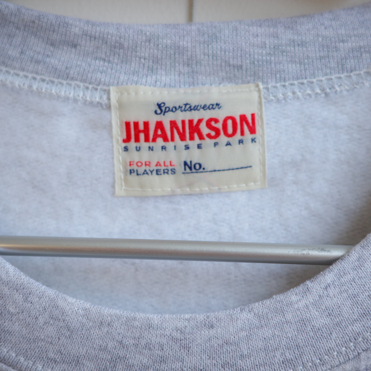 JHANKSON "No, this is mine." hoody sweatshirt with brushed lining