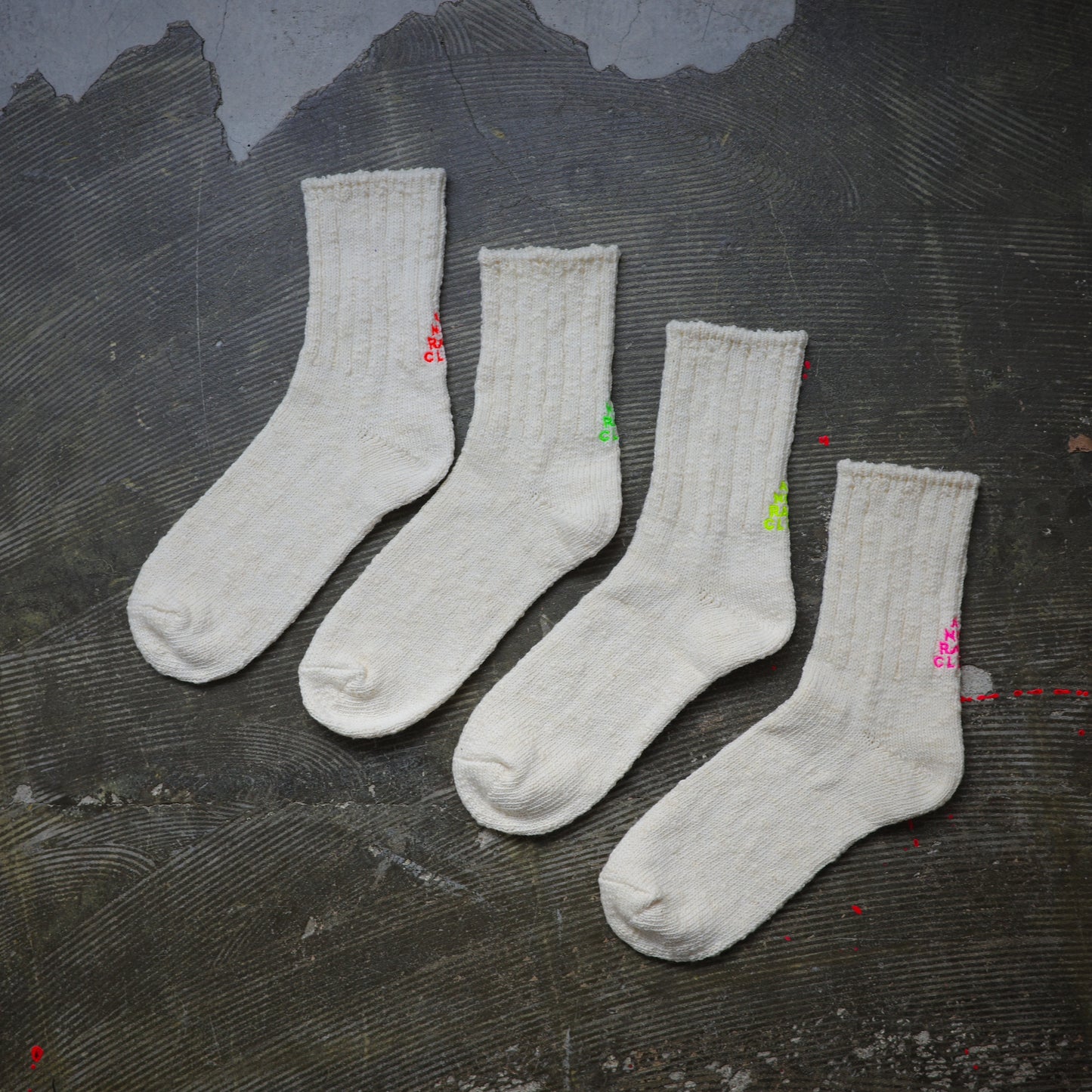 A HOPE HEMP × ANORAK CLUB  organic cotton / HEMP SOCKS ソックス アホープヘンプ アノラッククラブ