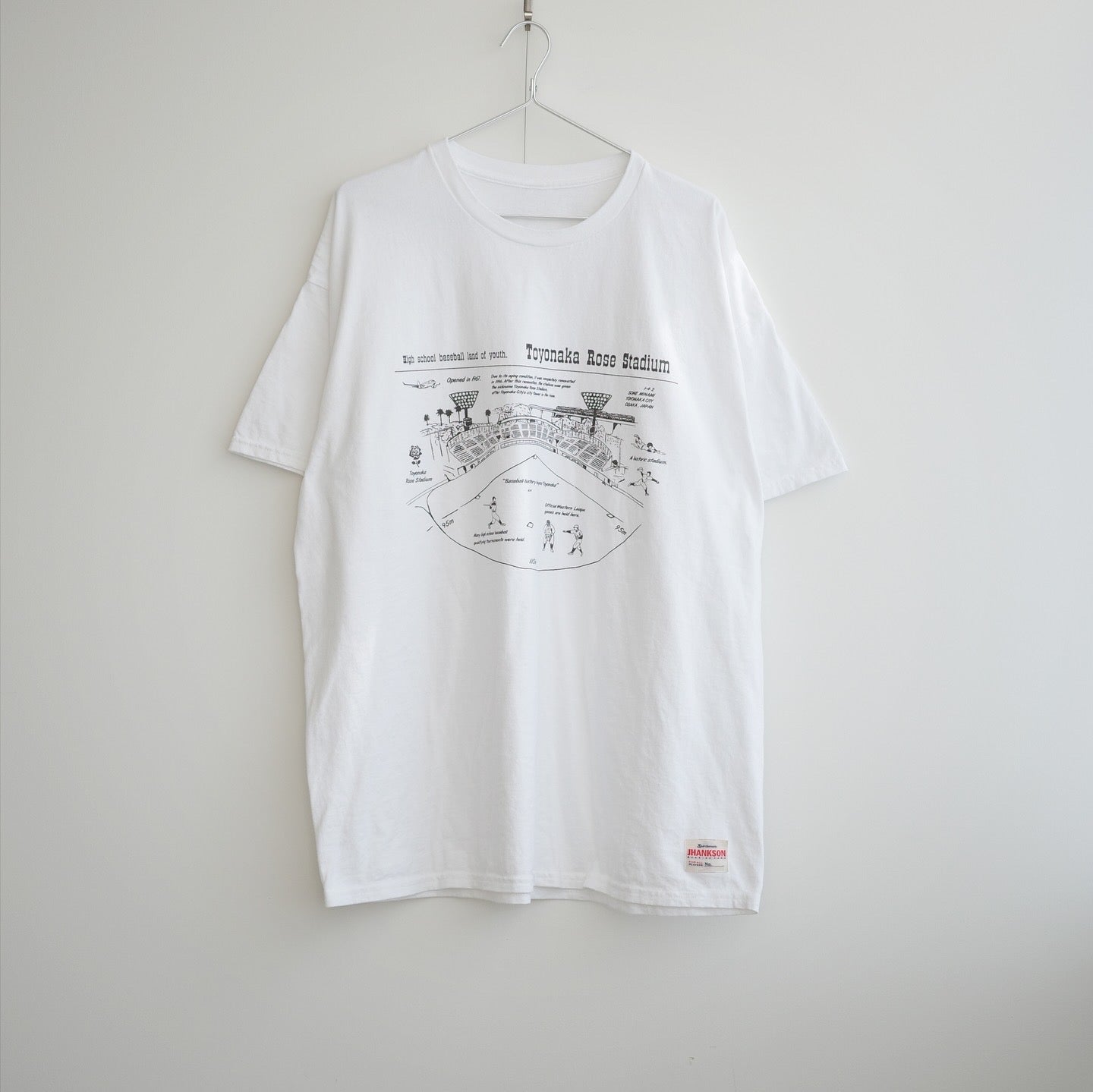 豊中ローズ球場（豊中市公認） x JHANKSON short / sleeve tee  半袖　ジャンクソン