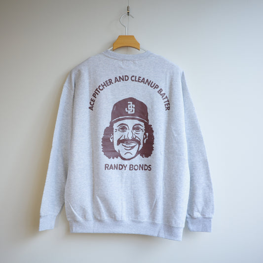 JHANKSON ジャンクソン " RANDY BONDS " crew neck sweat  裏起毛 スウェット