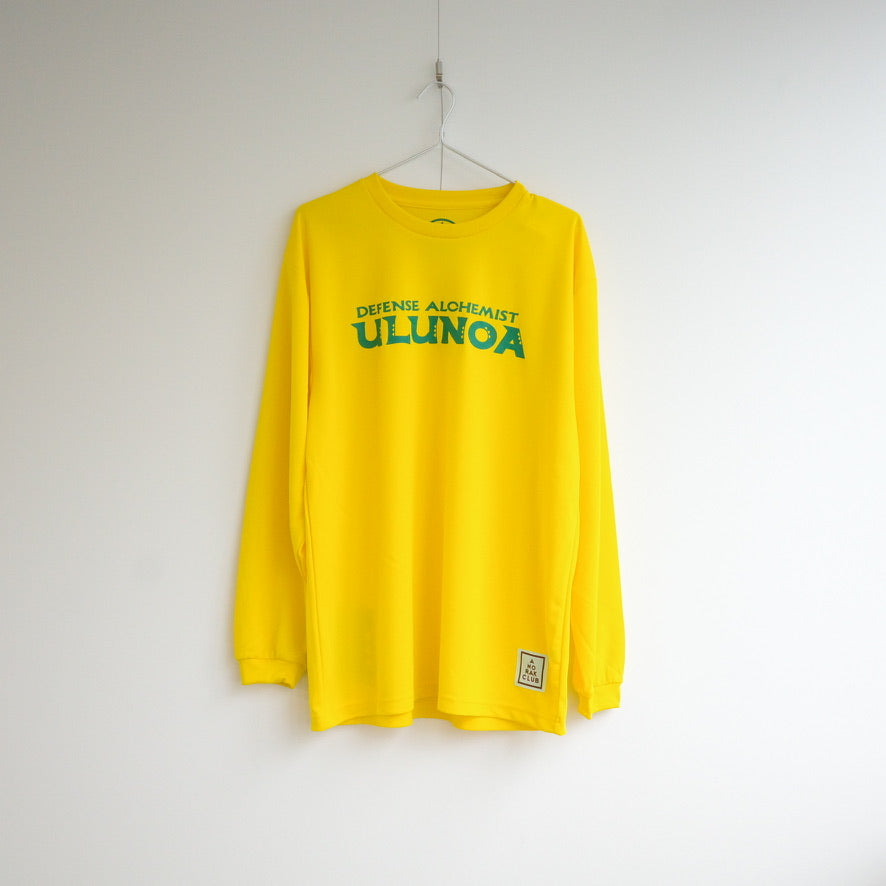 【予約販売】【８月下旬納品】ULUNOA ウルノア "Defense Alchemist" 長袖 dry  L/S tee ULUNOA BASE 武拓人   ANORAK CLUB アノラッククラブ