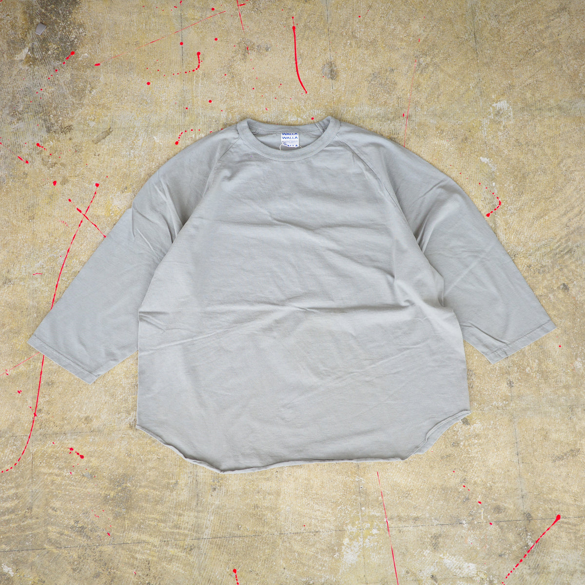 【4カラー再入荷】WALLA WALLA SPORTS 3/4 sleeve baseball tee ワラワラスポーツ