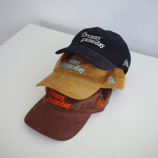 ANORAK CLUB "Dreamy gameday" coduroy CAP アノラッククラブ
