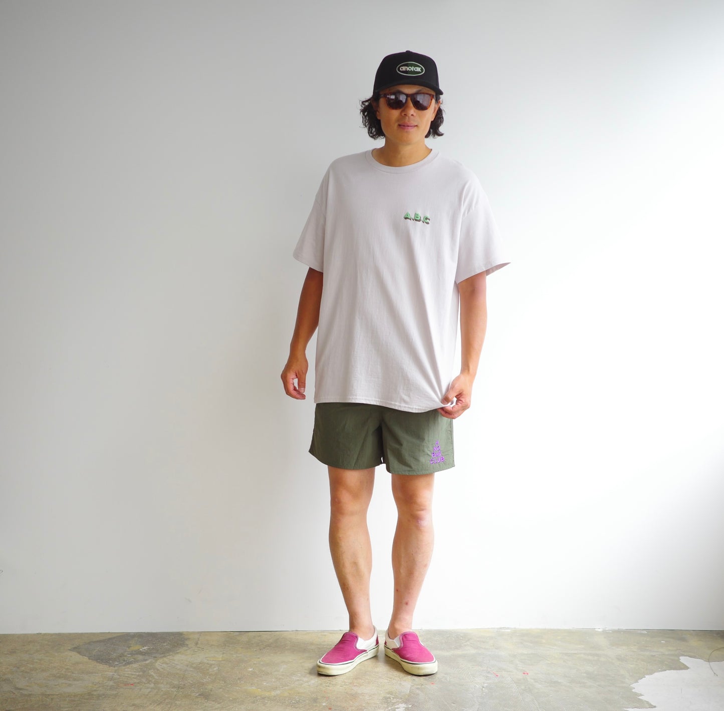 "ANORAKCLUB" Anorak Club raglan tee short sleeve raglan