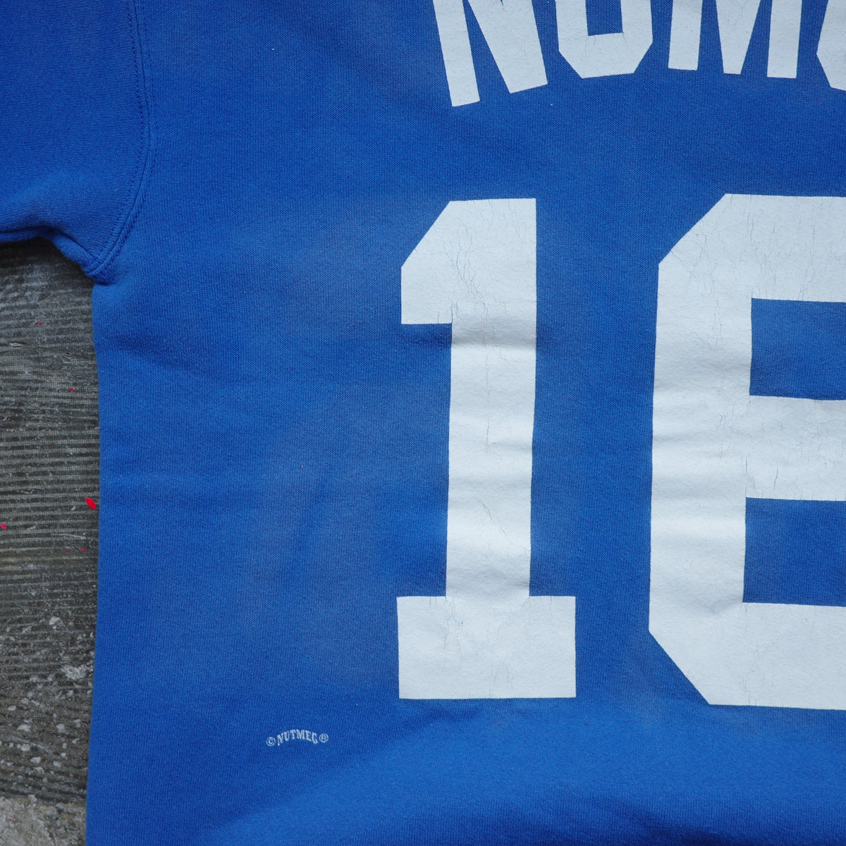 【used】NOMO 16 Los Angels Dodgers 裏起毛 crewneck sweat  MLB NUTMEG