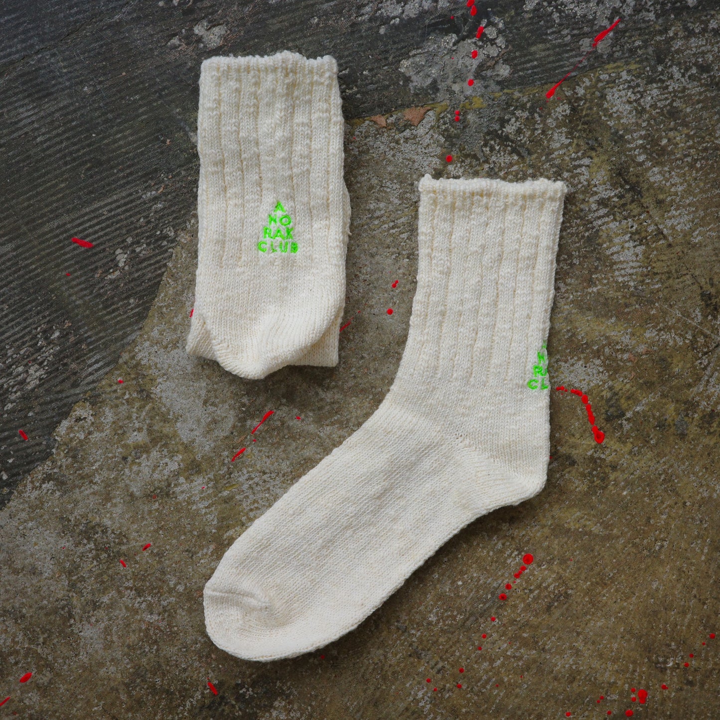 A HOPE HEMP × ANORAK CLUB  organic cotton / HEMP SOCKS ソックス アホープヘンプ アノラッククラブ
