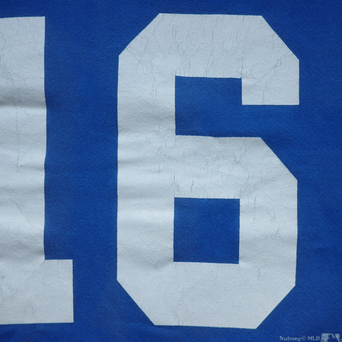 【used】NOMO 16 Los Angels Dodgers 裏起毛 crewneck sweat  MLB NUTMEG