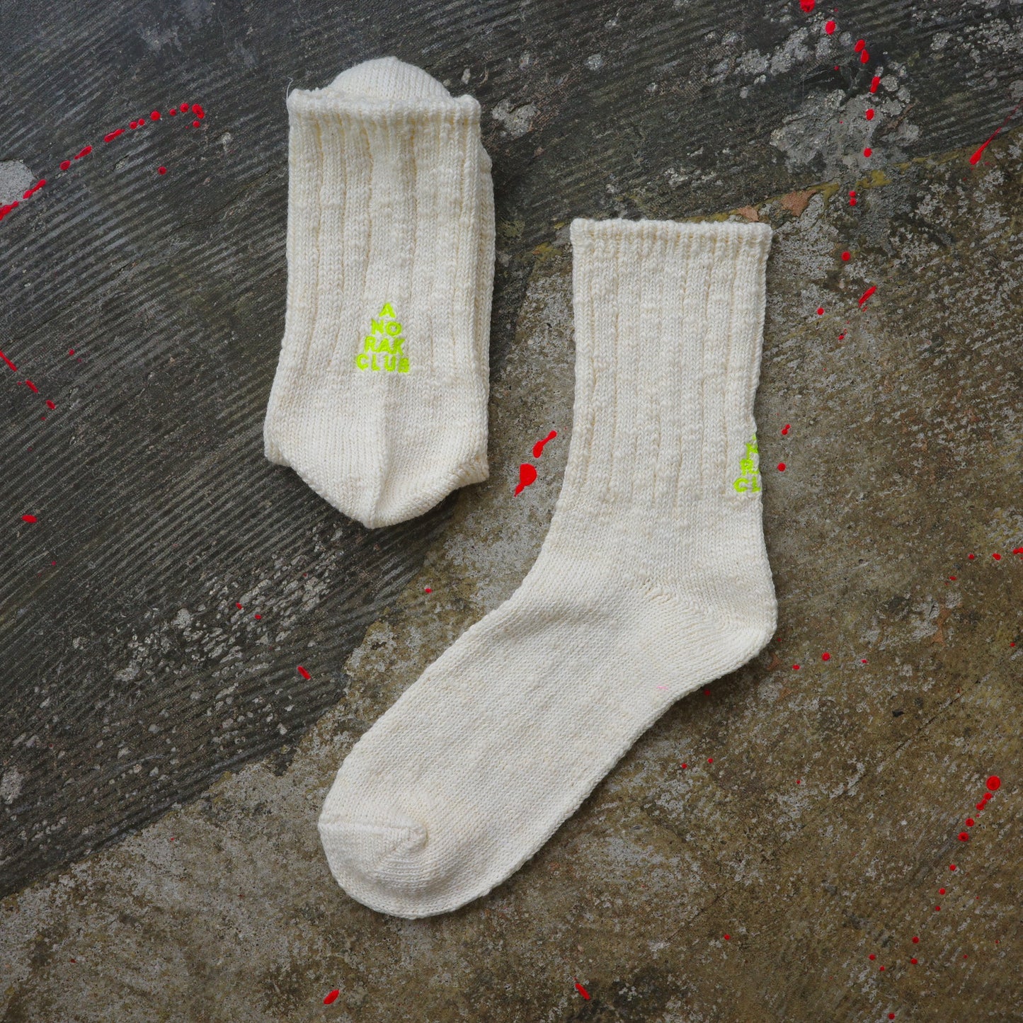 A HOPE HEMP × ANORAK CLUB  organic cotton / HEMP SOCKS ソックス アホープヘンプ アノラッククラブ