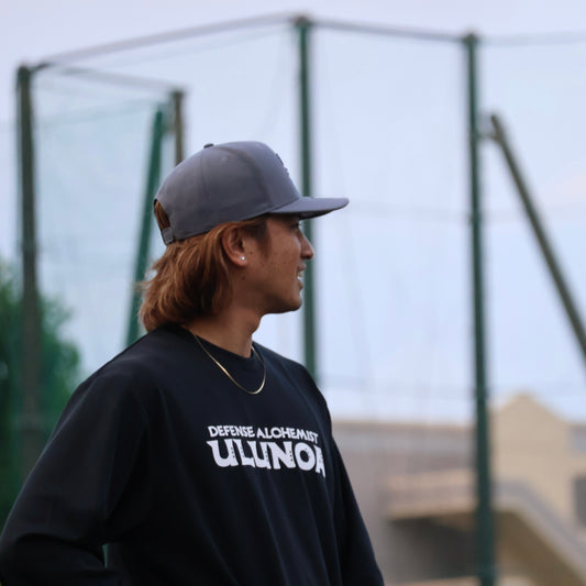 ULUNOA ウルノア "Defense Alchemist" 長袖 dry  L/S tee ULUNOA BASE 武拓人  ANORAK CLUB アノラッククラブ