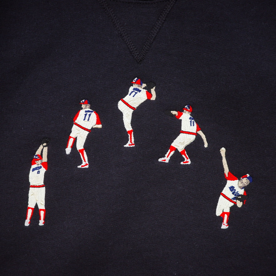 TAMANIWA "USA BASEBALL" sweatshirt with brushed lining