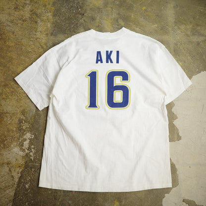 【used】 #16 AKI  SAN DIEGO PADRES tee 大塚晶則 サンディエゴ パドレス