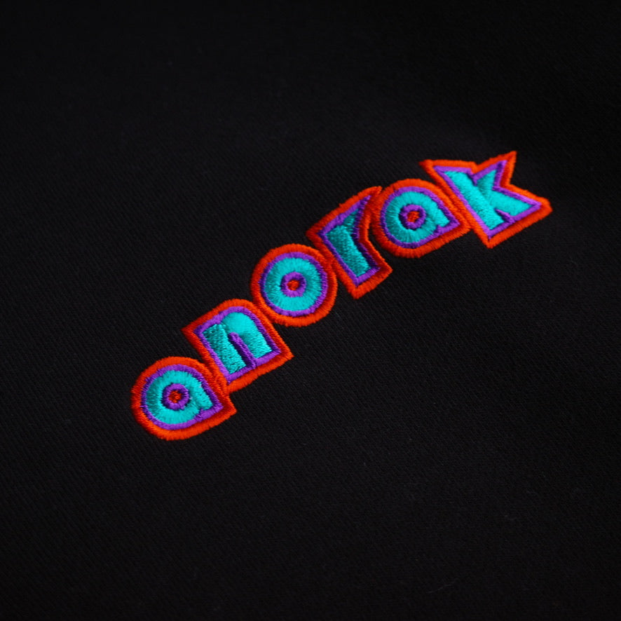 ANORAK CLUB アノラッククラブ "Dreamy Game Day" HALF ZIP sweat  裏毛 スウェット