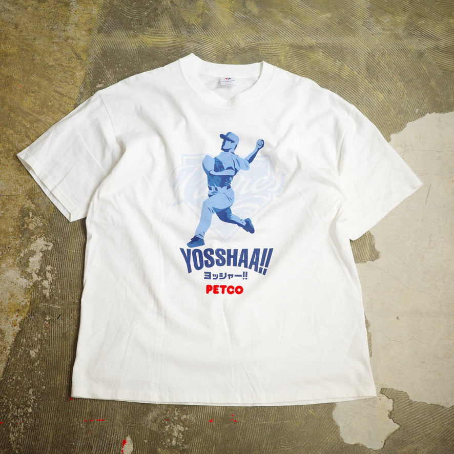 【used】 #16 AKI  SAN DIEGO PADRES tee 大塚晶則 サンディエゴ パドレス