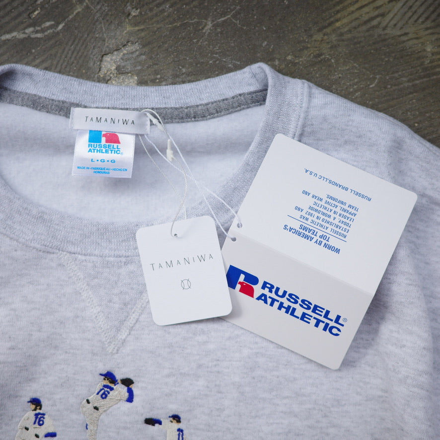 TAMANIWA "USA BASEBALL" sweatshirt with brushed lining