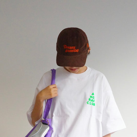 ANORAK CLUB "Dreamy gameday" coduroy CAP アノラッククラブ