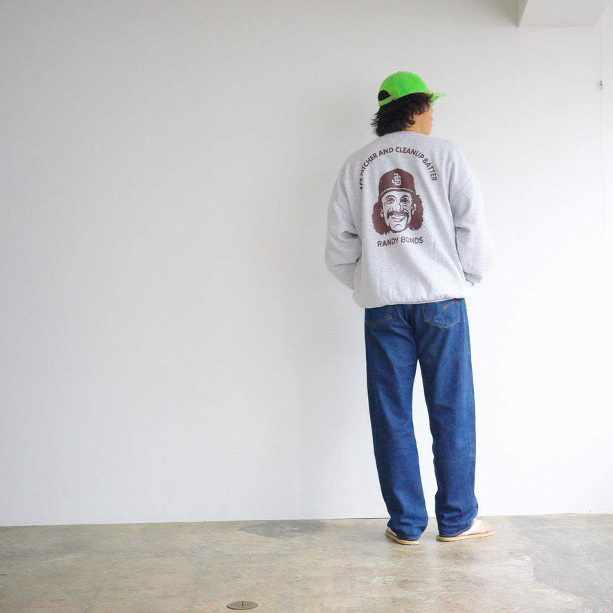 JHANKSON ジャンクソン " RANDY BONDS " crew neck sweat  裏起毛 スウェット