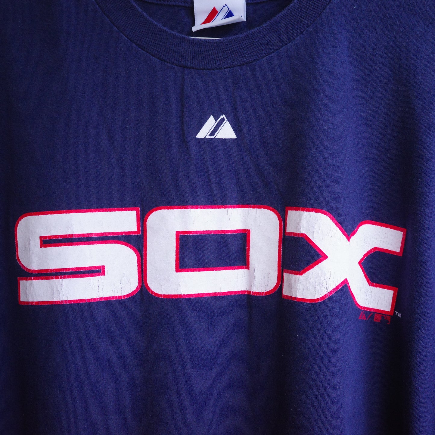 【used】Majestic WHITE SOX tee baseball MLB ホワイトソックス