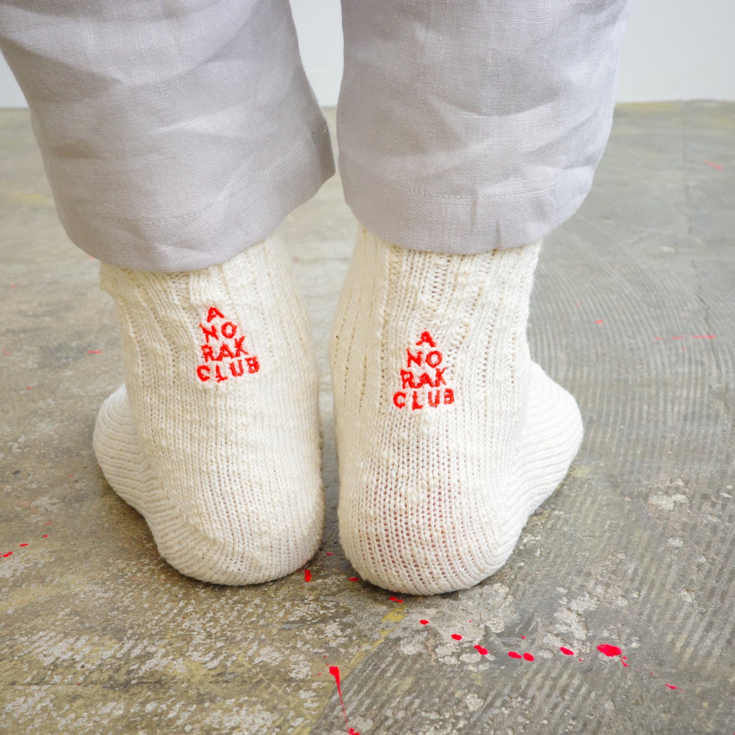 A HOPE HEMP × ANORAK CLUB  organic cotton / HEMP SOCKS ソックス アホープヘンプ アノラッククラブ