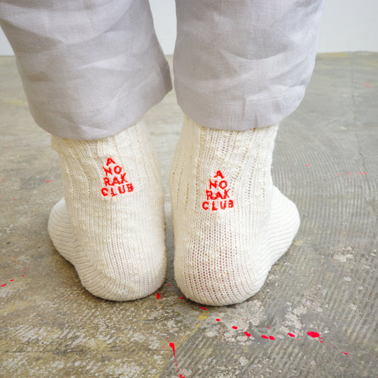 A HOPE HEMP × ANORAK CLUB  organic cotton / HEMP SOCKS ソックス アホープヘンプ アノラッククラブ
