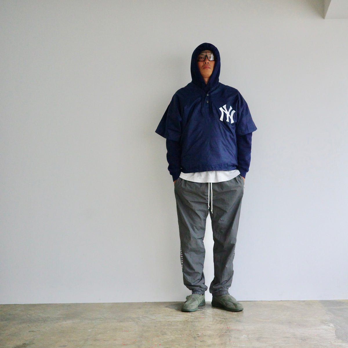 【used】RUSSELL ラッセル  NewYork Yankees ヤンキース バッティング PO ジャケット