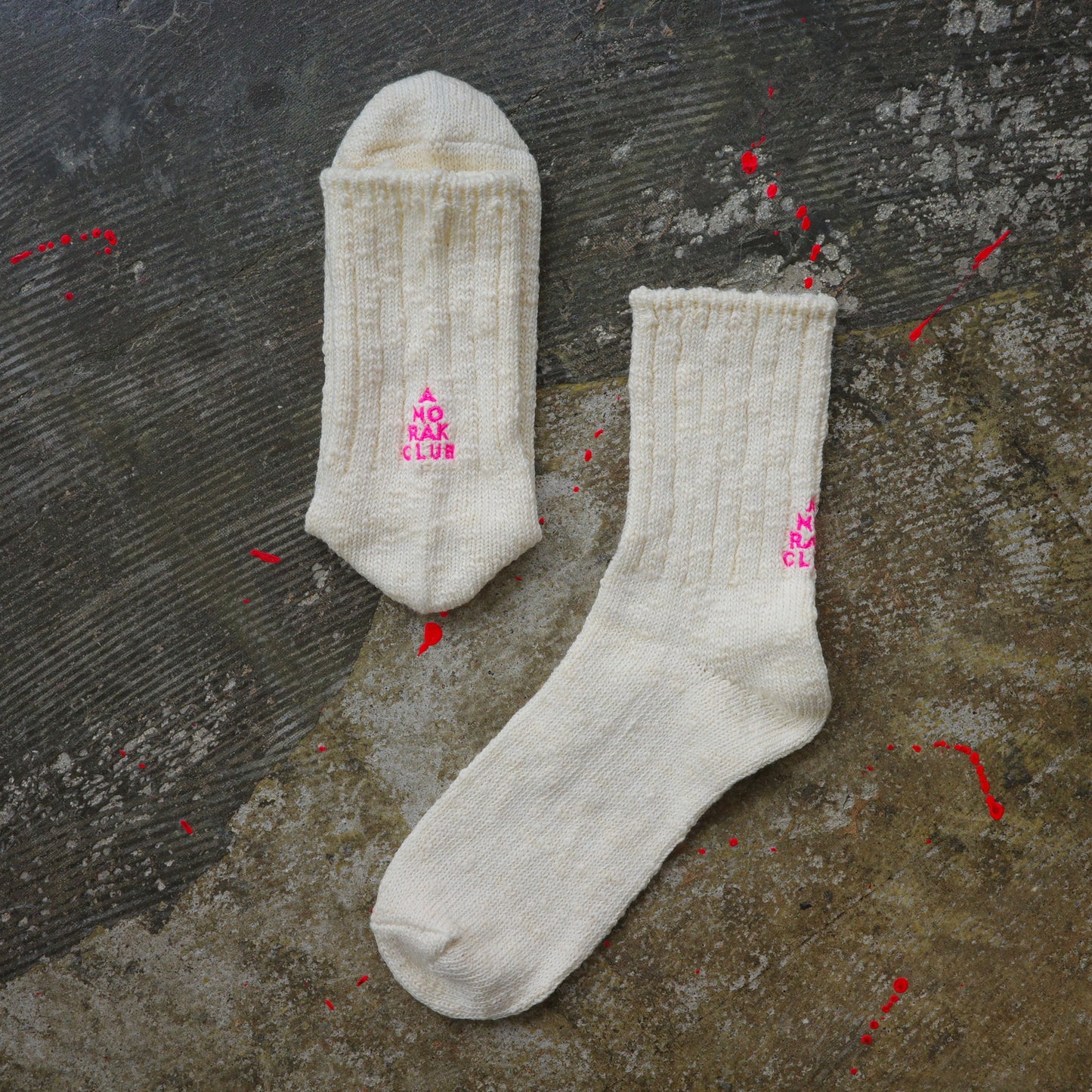 A HOPE HEMP × ANORAK CLUB  organic cotton / HEMP SOCKS ソックス アホープヘンプ アノラッククラブ