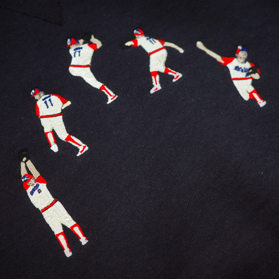 TAMANIWA "USA BASEBALL" sweatshirt with brushed lining