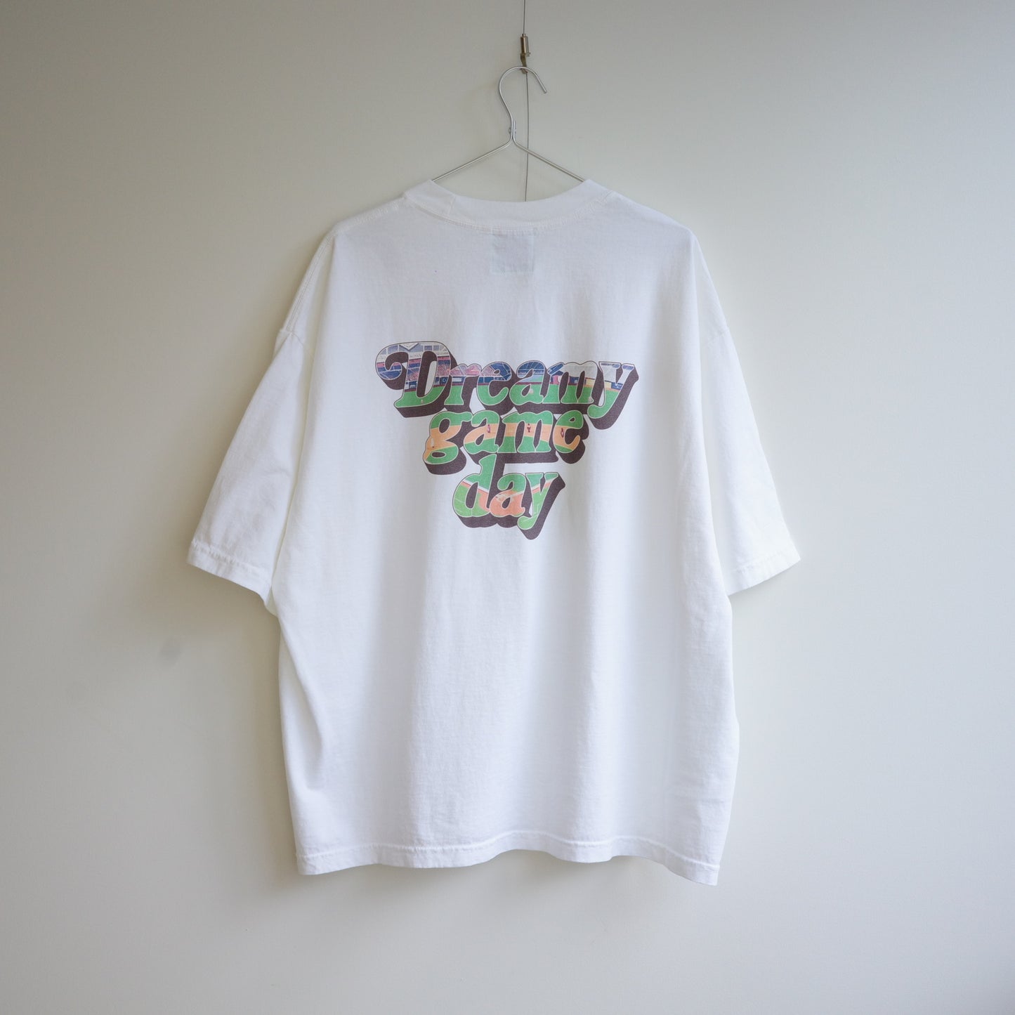 "LA Dreamy game day" 7.5oz Garment Dye tee ANORAK CLUB アノラッククラブ T-shirts
