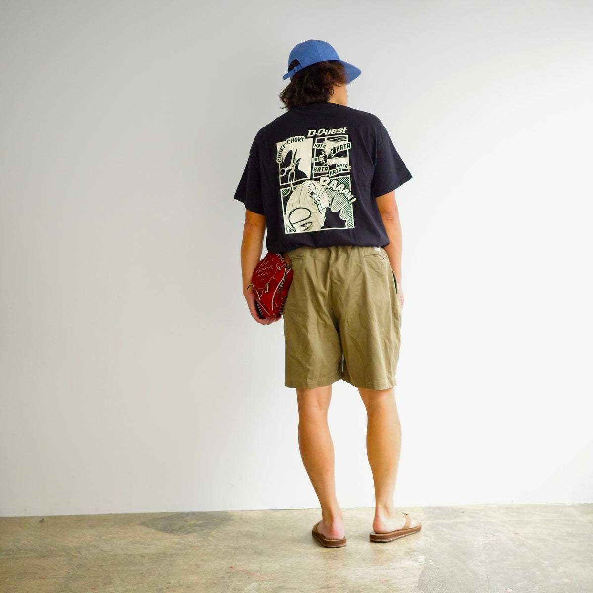 D-quest × ANORAKCLUB "GLOVE" T-shirts tee グラブ ディークエスト アノラッククラブ