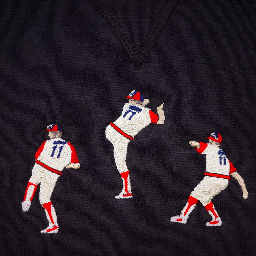 TAMANIWA "USA BASEBALL" sweatshirt with brushed lining