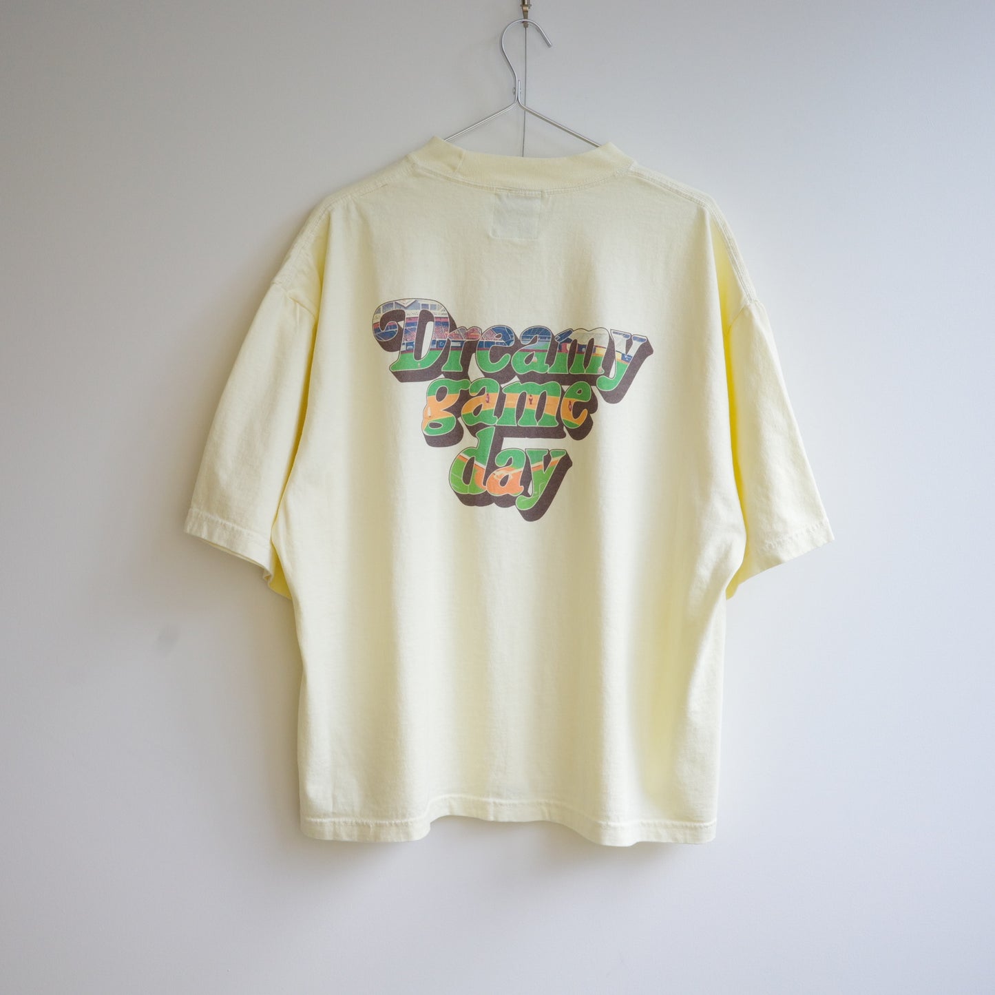 "LA Dreamy game day" 7.5oz Garment Dye tee ANORAK CLUB アノラッククラブ T-shirts