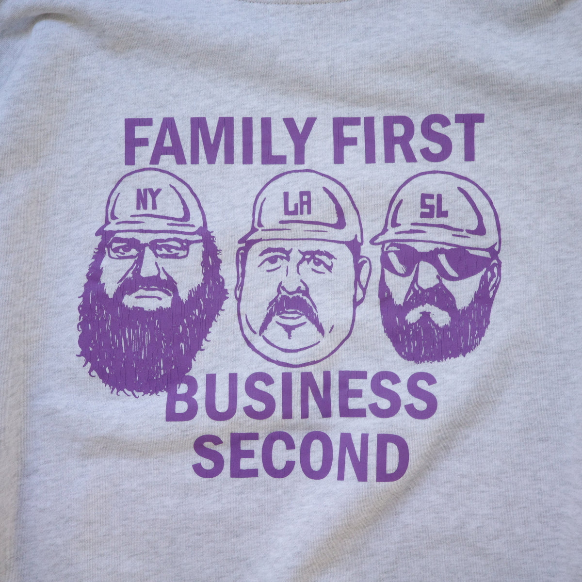 【追加予約販売・12月初旬発送】JHANKSON ジャンクソン  " FAMILY FIRST BUSSINESS SECOND " sweat  裏毛 スウェット
