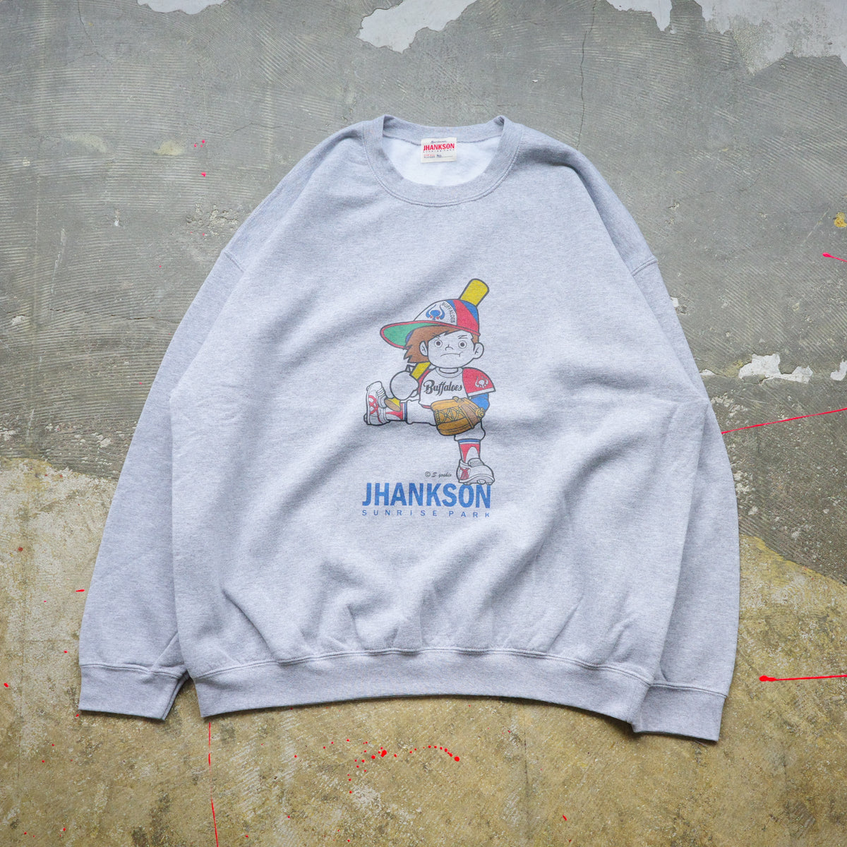 "バファくん" sweat  裏起毛 スウェット JHANKSON ジャンクソン 近鉄 バファローズ オリックス