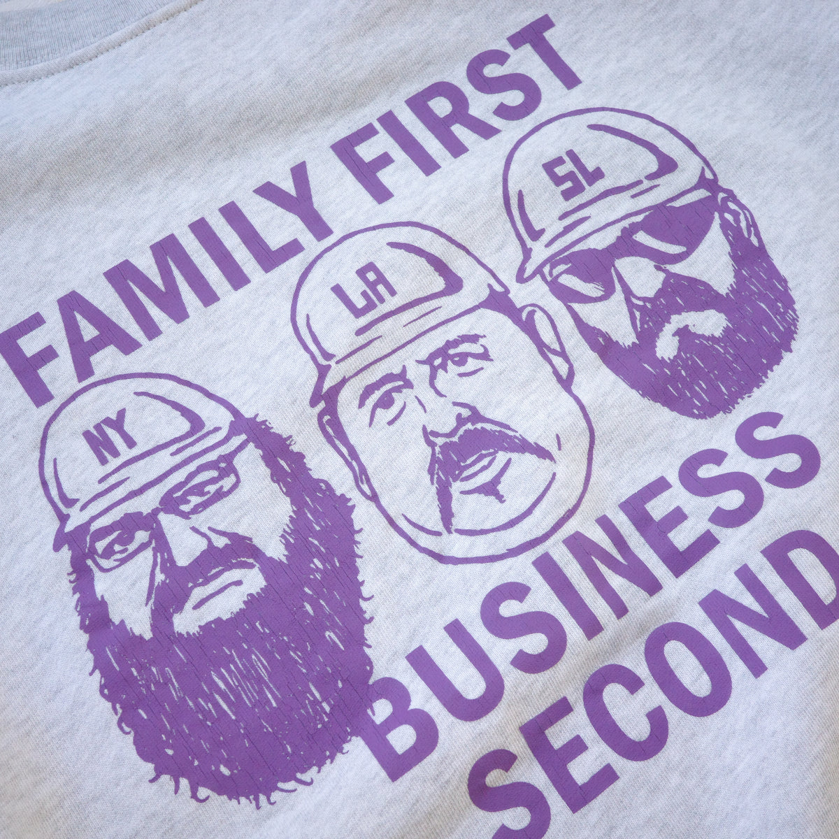 【追加予約販売・12月初旬発送】JHANKSON ジャンクソン  " FAMILY FIRST BUSSINESS SECOND " sweat  裏毛 スウェット