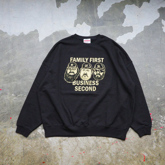 JHANKSON ジャンクソン  " FAMILY FIRST BUSSINESS SECOND " sweat  裏毛 スウェット