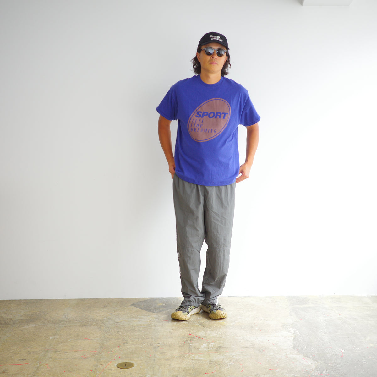 ANORAKCLUB SPORT "LET'S STOP DREAMING"  tee アノラッククラブ