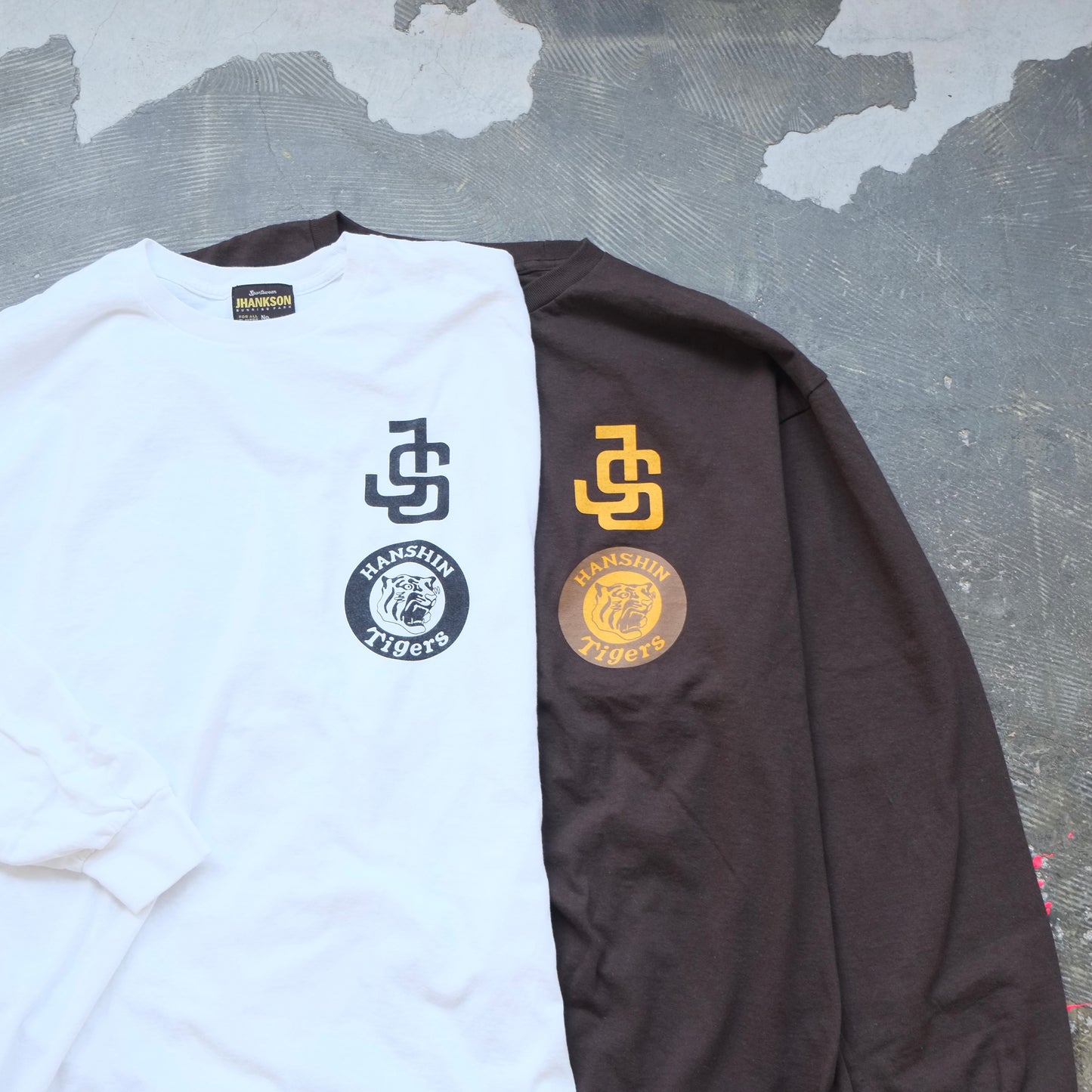 HANSHIN TIGERS （公認） x JHANKSON Long/Sleeve tee 阪神 タイガース 優