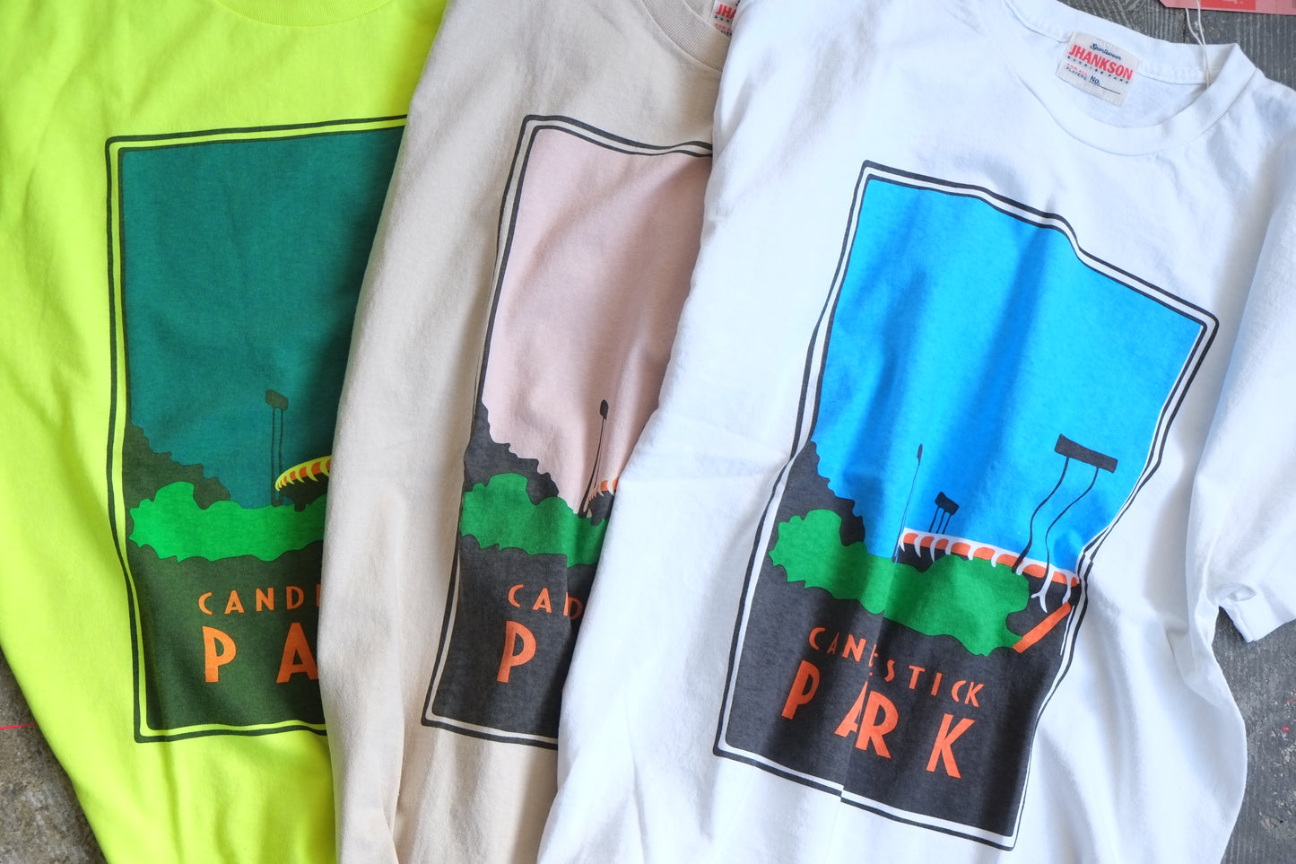 JHANKSON ジャンクソン "PARK"  S/S Tshirts     キャンドルスティックパーク