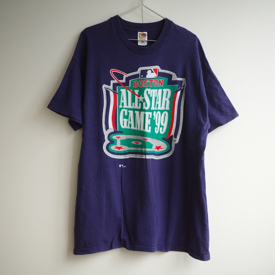 【used】MLB 99' BOSTON ALL STAR GAME tee   BASEBALL 野球