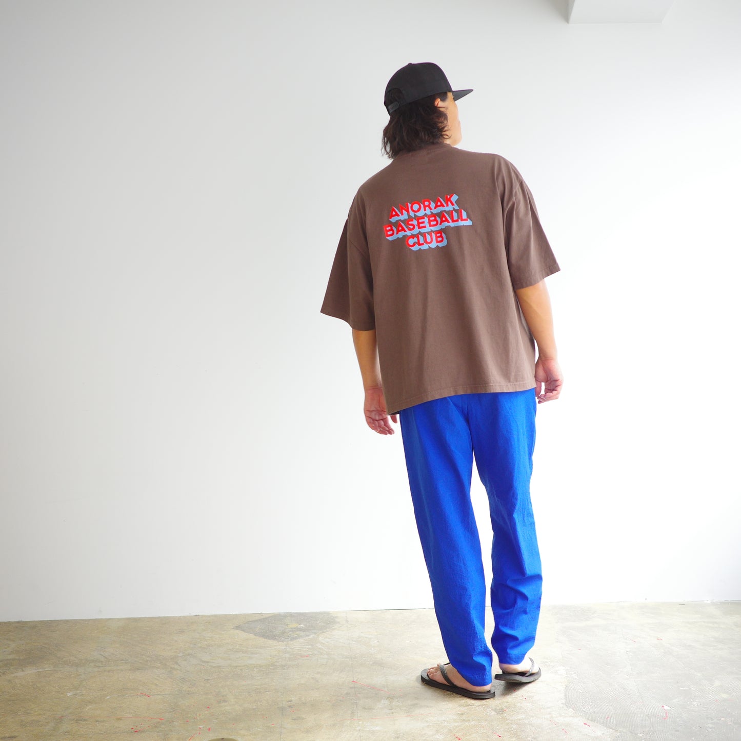 " ANORAK BASEBALL CLUB " 7.5oz Garment Dye tee ANORAK CLUB アノラッククラブ T-shirts