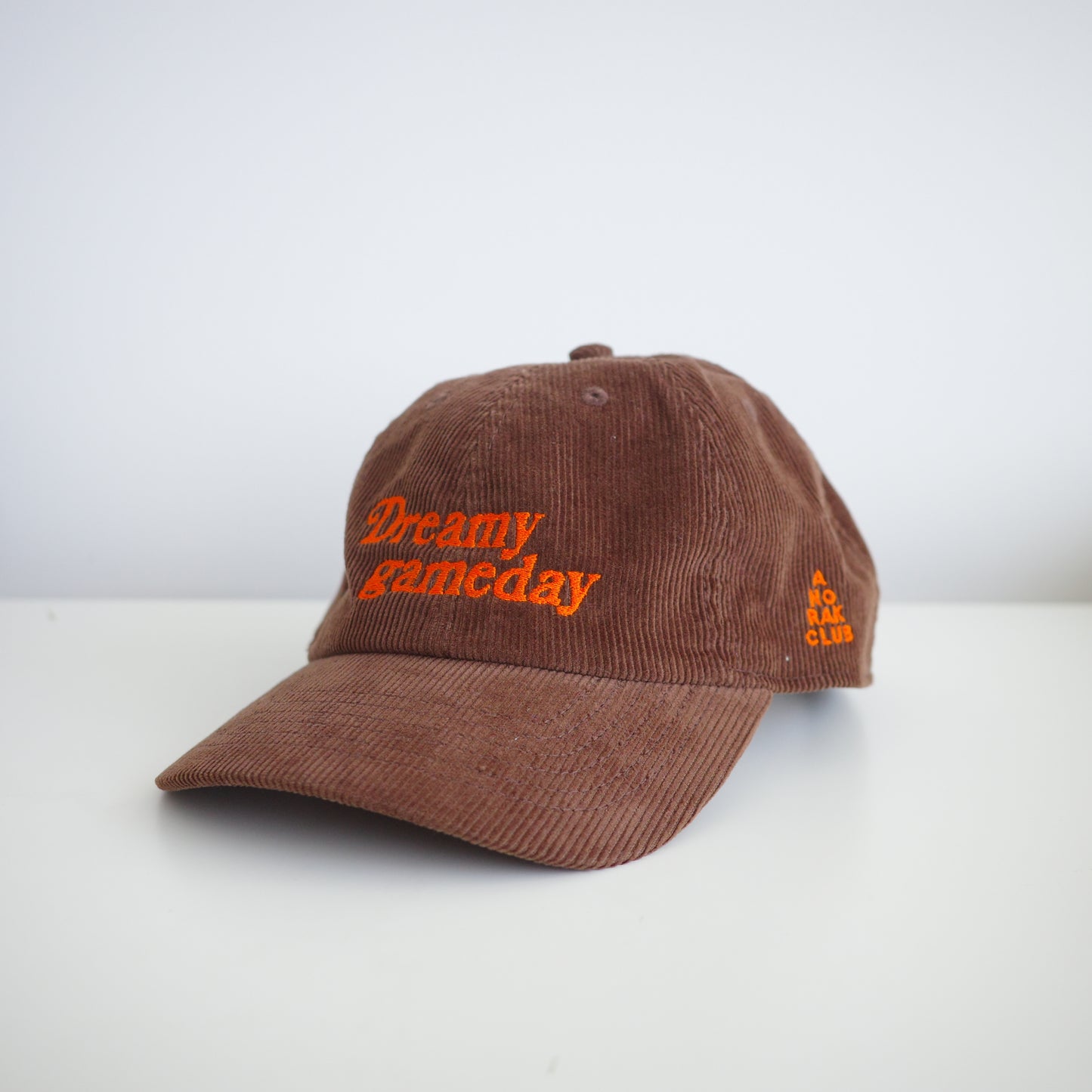 ANORAK CLUB "Dreamy gameday" coduroy CAP アノラッククラブ
