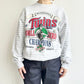 【used】 1991 world series champion Minesota TWINS border sweat   0220-3JS