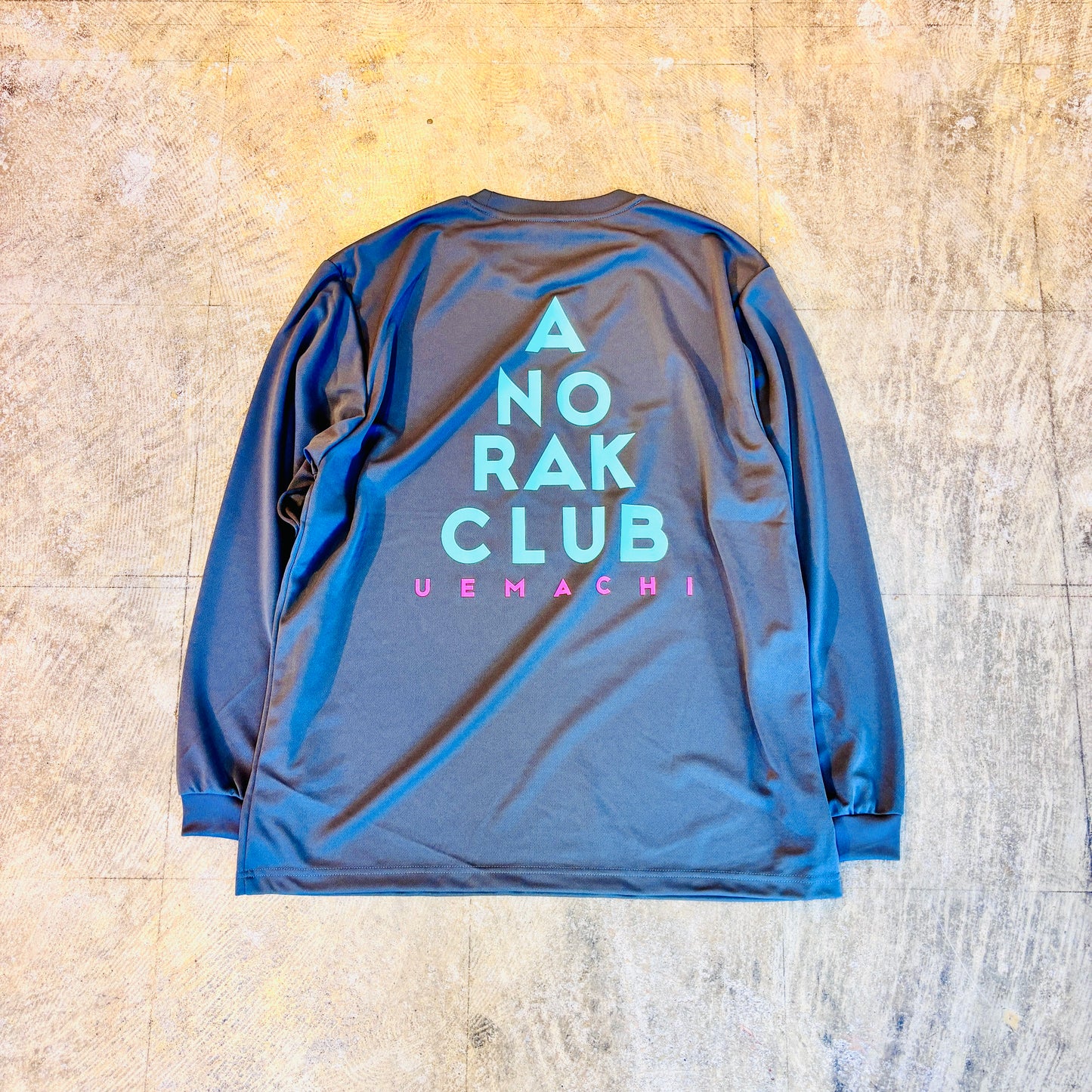 ANORAK CLUB × UEMACHI APPAREL "THE LOCAL" tee アノラッククラブ 長袖 dry Tshirts