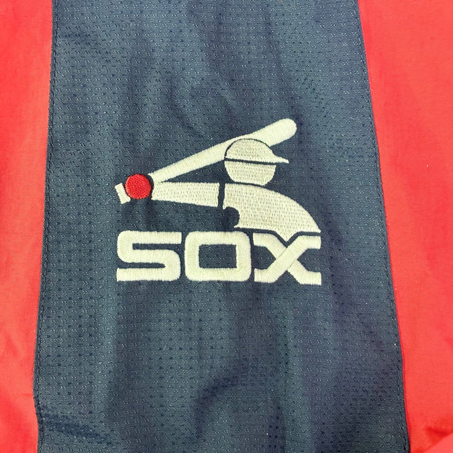 【used】 Majestic CHICAGO WHITE SOX シカゴホワイトソックス ハーフジップ PO    0226-05